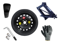 Set - Notrad HYUNDAI i20 II R16 4x100x54,1 + SCHLÜSSEL + WAGENHEBER + HÜLLE FÜR DEN WAGENHEBER