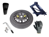 Set - Notrad TOYOTA AYGO X R16 4x100x54,1 + SCHLÜSSEL + WAGENHEBER + HÜLLE FÜR DEN WAGENHEBER